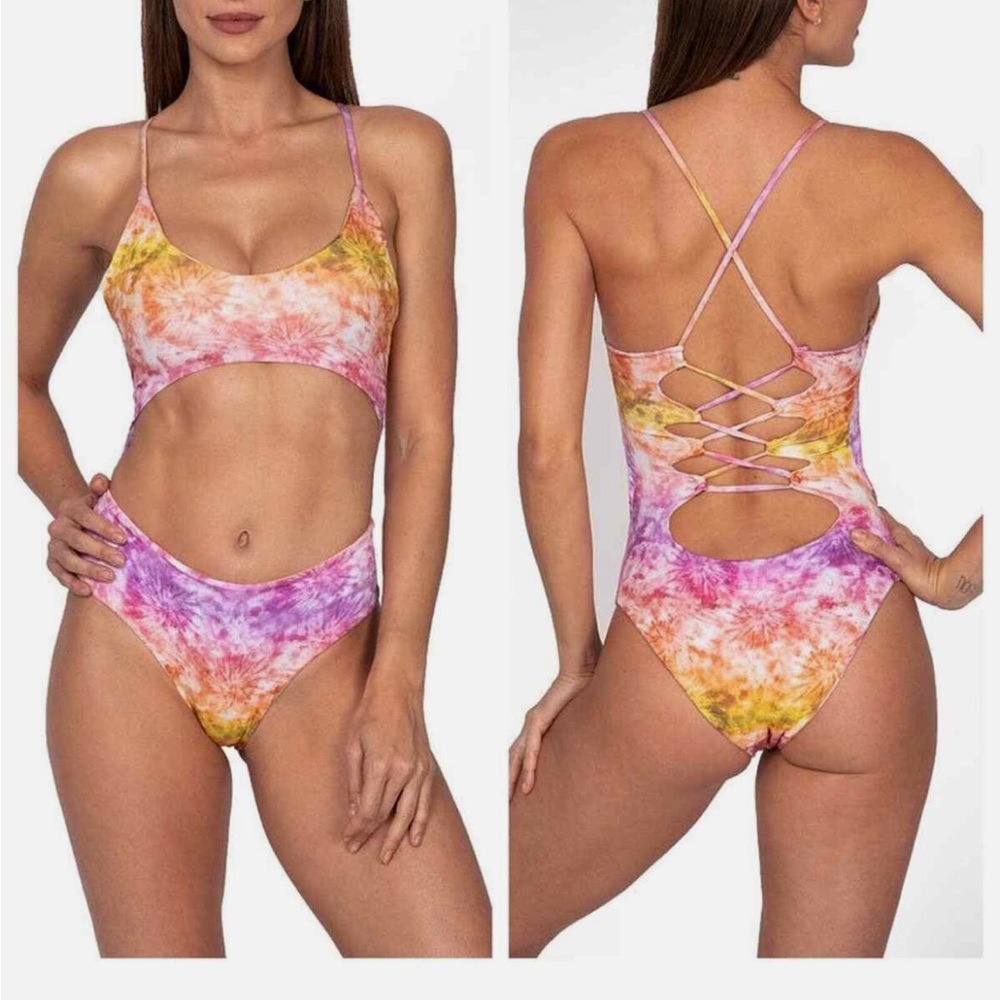 Ayra Swim Serenity Multicolored One Piece Swimsuit Small